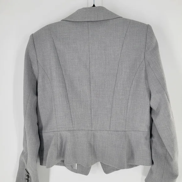 White House Black Market Gray Blazer Women's Size 14 - Picture 2 of 5